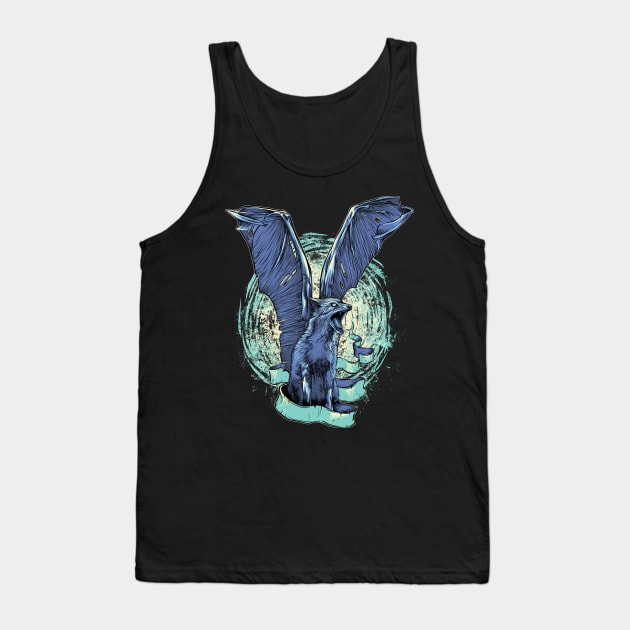 Flying Wolf Tank Top by Johanrahadi